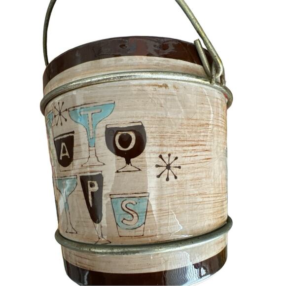 Vintage Fred Roberts Co Snacks Stoneware Buckets Set - Picture 11 of 11